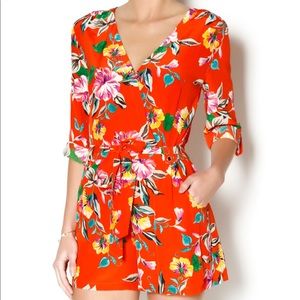Yumi Kim Liz Romper in Hot Lagoon